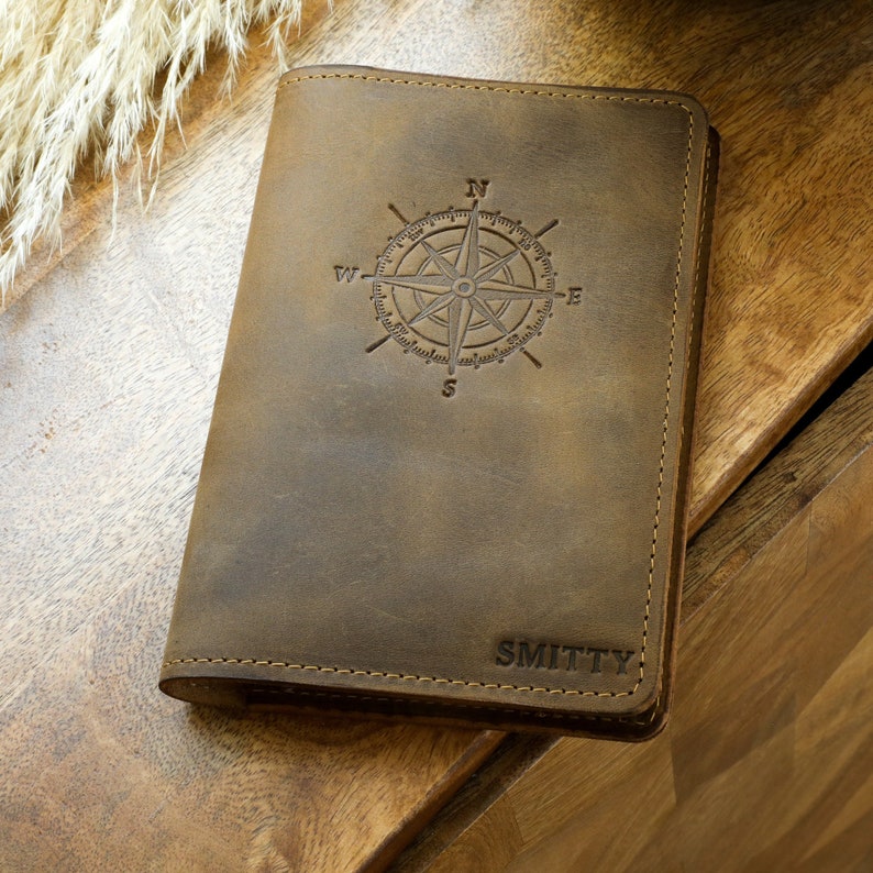 Daily Leather Journal, writing journal, theme journal, special journal, vintage journals, small journal, journaling, western journal image 1