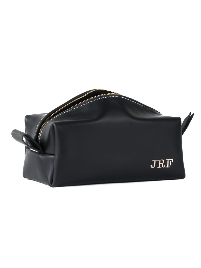 mens leather dopp kit monogram