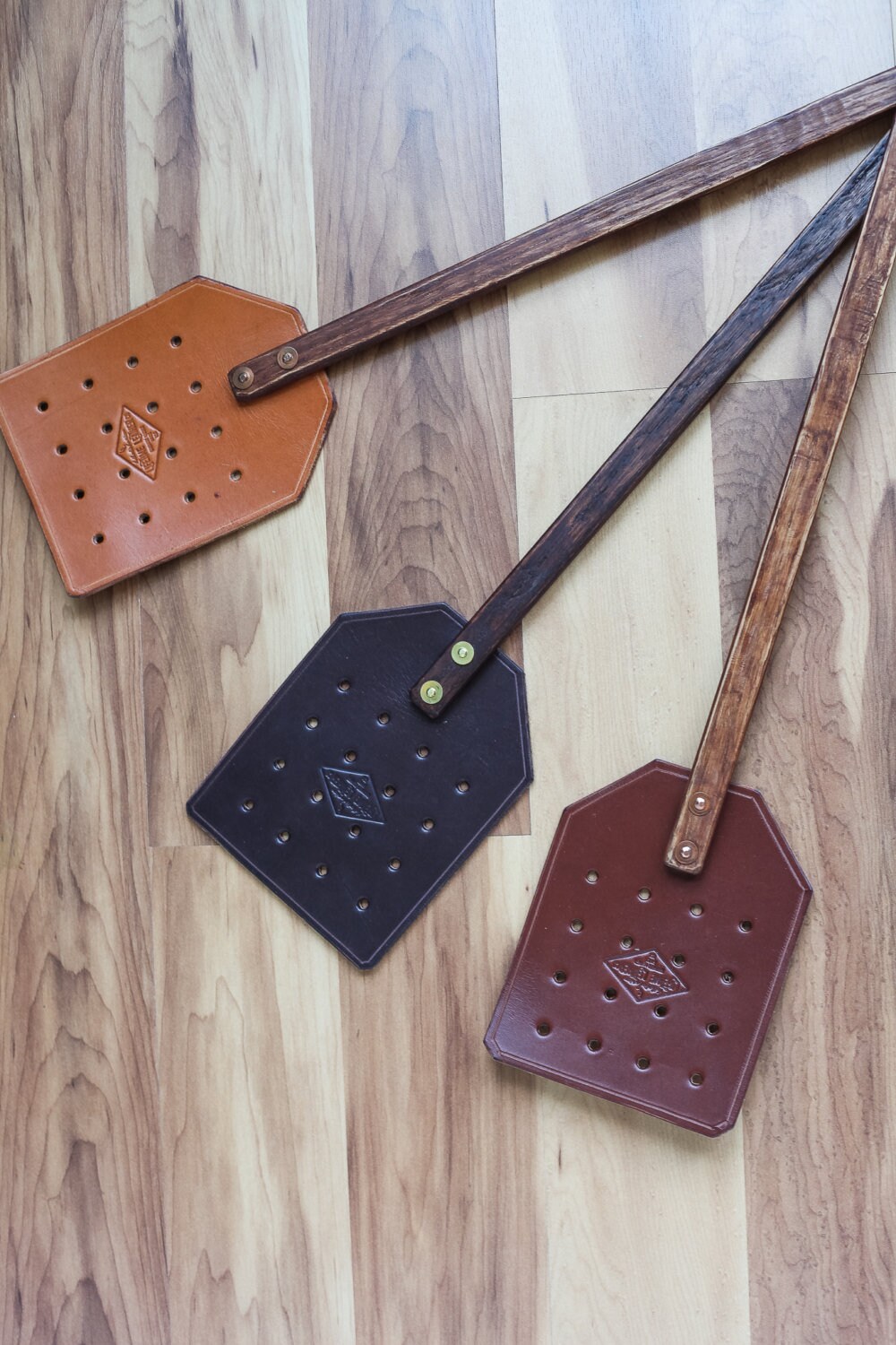 Leather Fly Swatter Amish Flyswatter Gift for Men Handmade Etsy