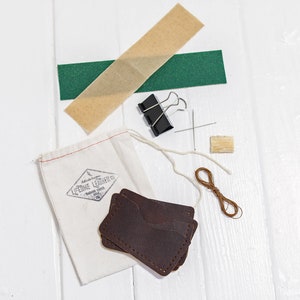 Leather Wallet Craft Kit - Made in the USA, Perfect For Ages 5+, Genuine Leather - Lifetime Leather