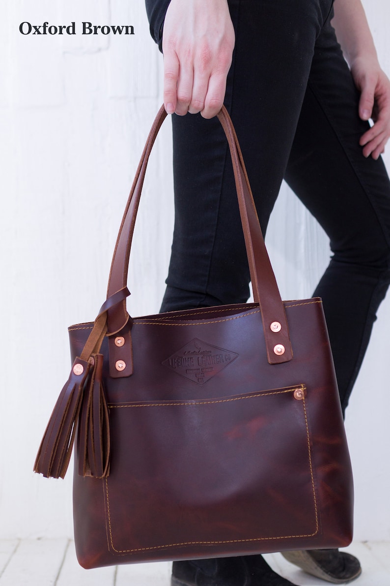 Brandy Small Leather Tote Bag for Women Small Leather Bag Etsy