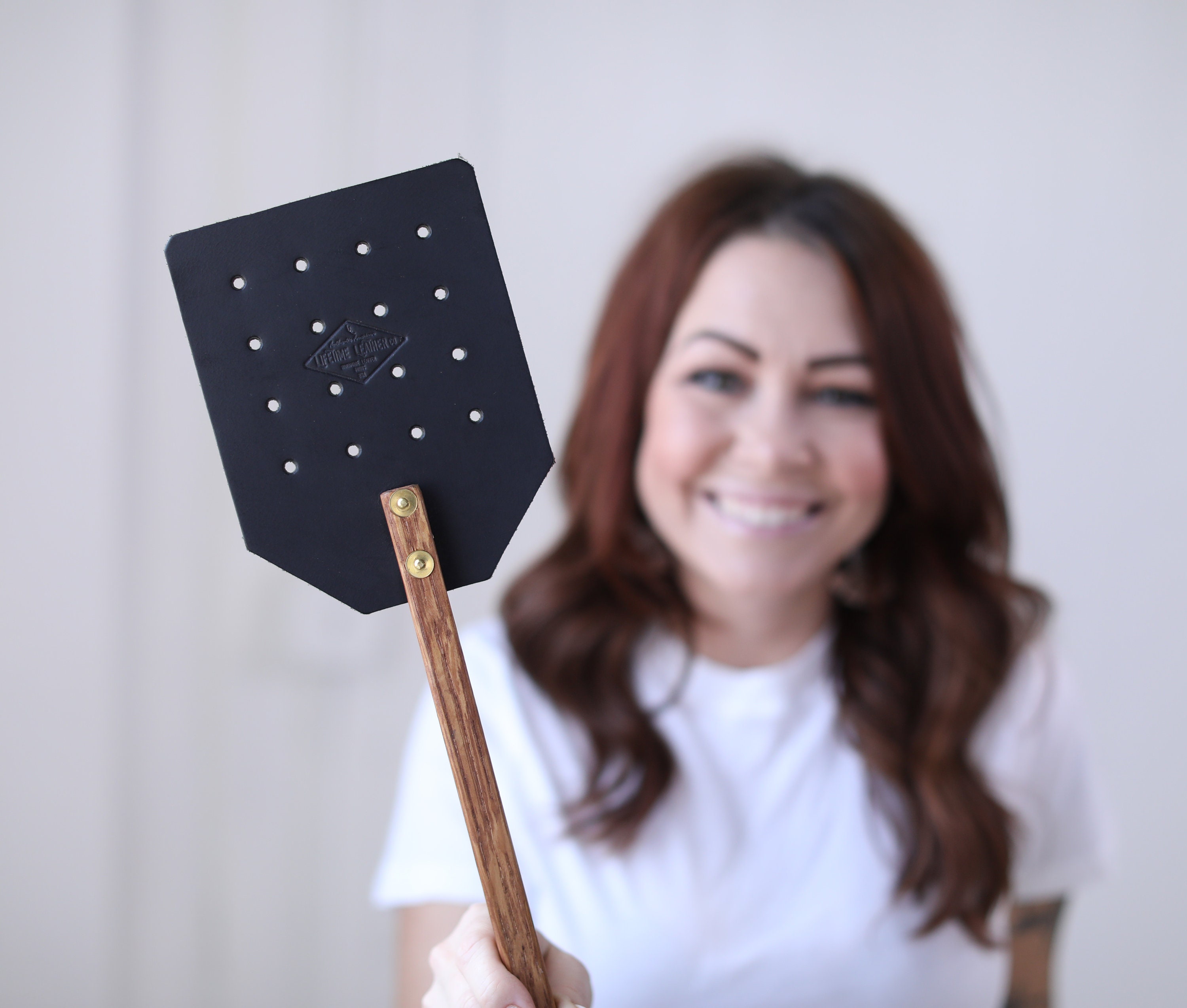 Leather Fly Swatter Amish Flyswatter Gift for Men Etsy