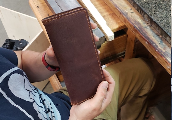Personalized Leather Tally Book Cover, Oilfield Tally Book, Leather Kodiak Book Cover, Custom Book Cover - Lifetime Leather
