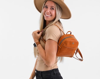 The Winnie Backpack - Backpack / Leather Backpack Women / Backpack Purse / Mini Backpack / Tote Backpack / Small Backpack / Mini Backpack