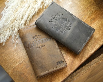 Leder-Mini-Tagebuch – Taschenbuch mit Ledereinband, personalisiertes Notizbuch, Notizbuchhülle, Tagebuch und Notizbücher, Journaling, Tagebuchhülle