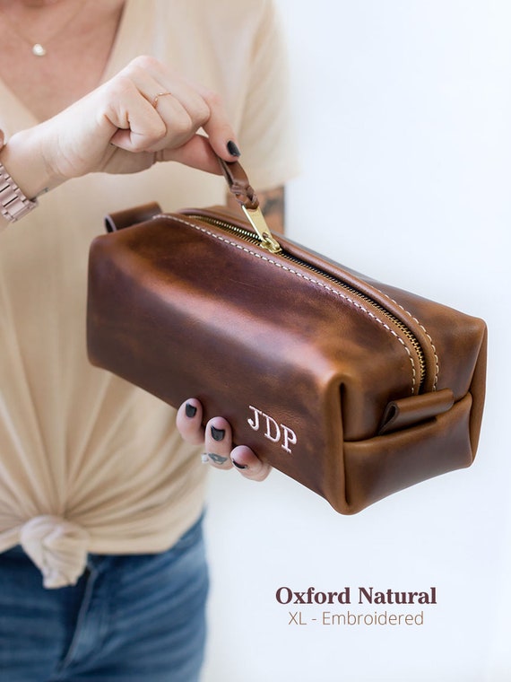 monogrammed dopp kit mens