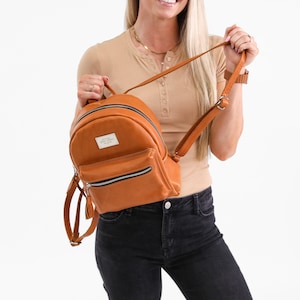 Genuine Leather Backpack - Leather Bag For Women - Gifts for Her - Gifts for Girls - Small Backpack - Lifetime Leather