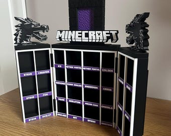 Minecraft Inspired Display Stand for Kinder Joy Figures