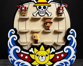One Piece Inspired Display Stand For Kinder Joy Figures