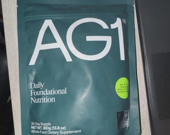 AG1 Daily Foundational Nutrition 30 Day Supply W Storage