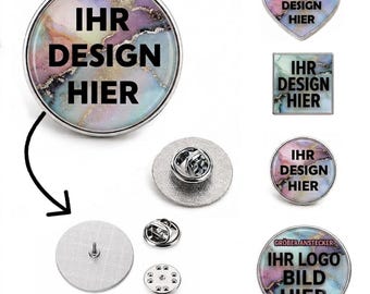 Broche photo personnalisée | Souvenir et cadeau uniques pour mariage, commémoration, anniversaire