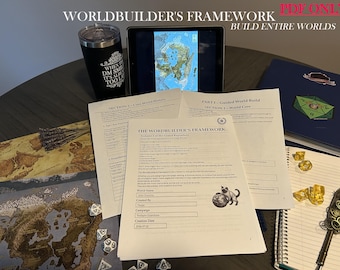 Volume I, Worldbuilder's Framework Workbook  | Foundation Collection | (Digital Download PDF)