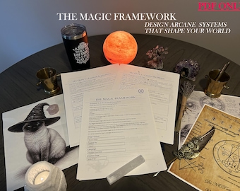 Volume XII, The Magic Framework Workbook | Living World Collection | (Digital Download PDF)