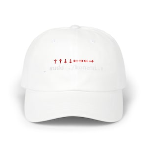 Konami Code Sudo Dad Hat Sudo Supply Co Nörd Gamer Gåva Contra