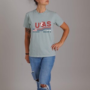 USA Soccer World Cup 26 Shirt, Retro American Flag Graphic Tee, USMNT Fan Apparel image 6