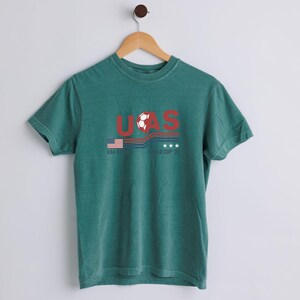 USA Soccer World Cup 26 Shirt, Retro American Flag Graphic Tee, USMNT Fan Apparel image 2
