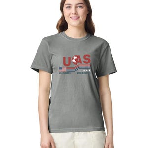 USA Soccer World Cup 26 Shirt, Retro American Flag Graphic Tee, USMNT Fan Apparel image 3