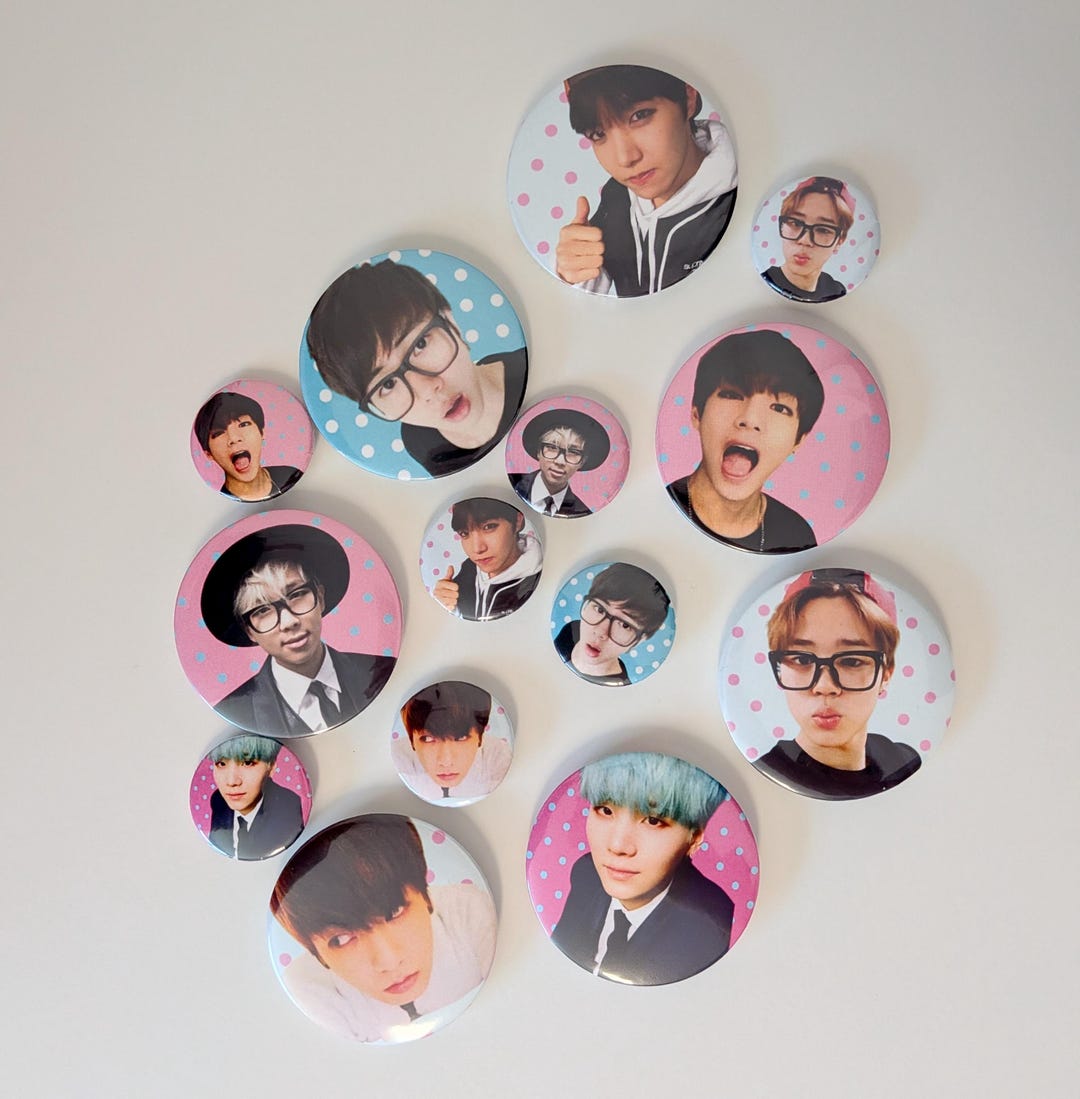 Bts Tumblr Button Pins - Etsy