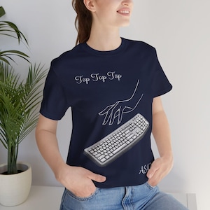 ASMR Typing T-Shirt | Cozy Graphic Tee | Relaxing Trigger Art