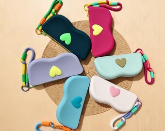 Soft Eyeglasses Case, Zipper Sunglasses Pouch, Portable Glasses Holder, Lightweight Eyewear Protector, Travel Glasses Sleeve