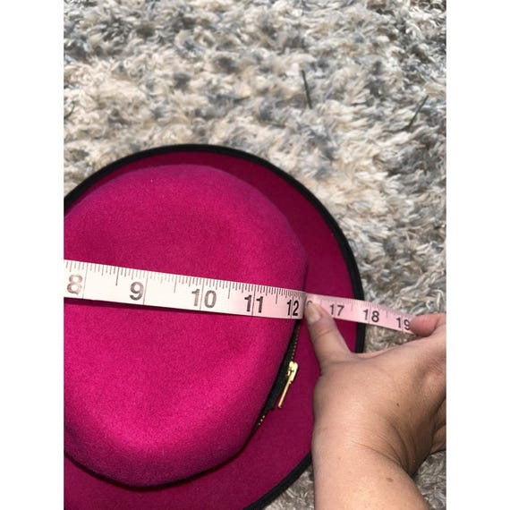 Vintage Street Smart Pink  100% Wool Felt Ladies Church Hat Made In USA Y2K View 5