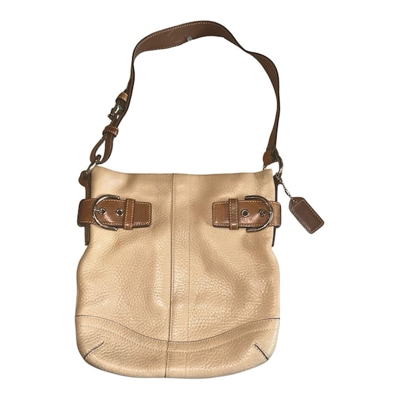 レディース COACH SOHO Leather Tote Bag Y2K Shoulder