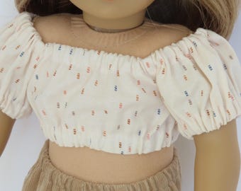 Peasant Top 18 Inch Doll Clothes