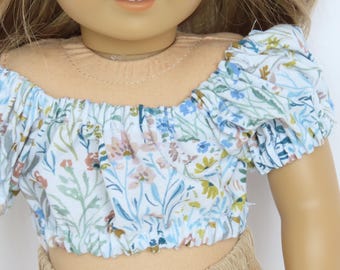 Peasant Top 18 Inch Doll Clothes
