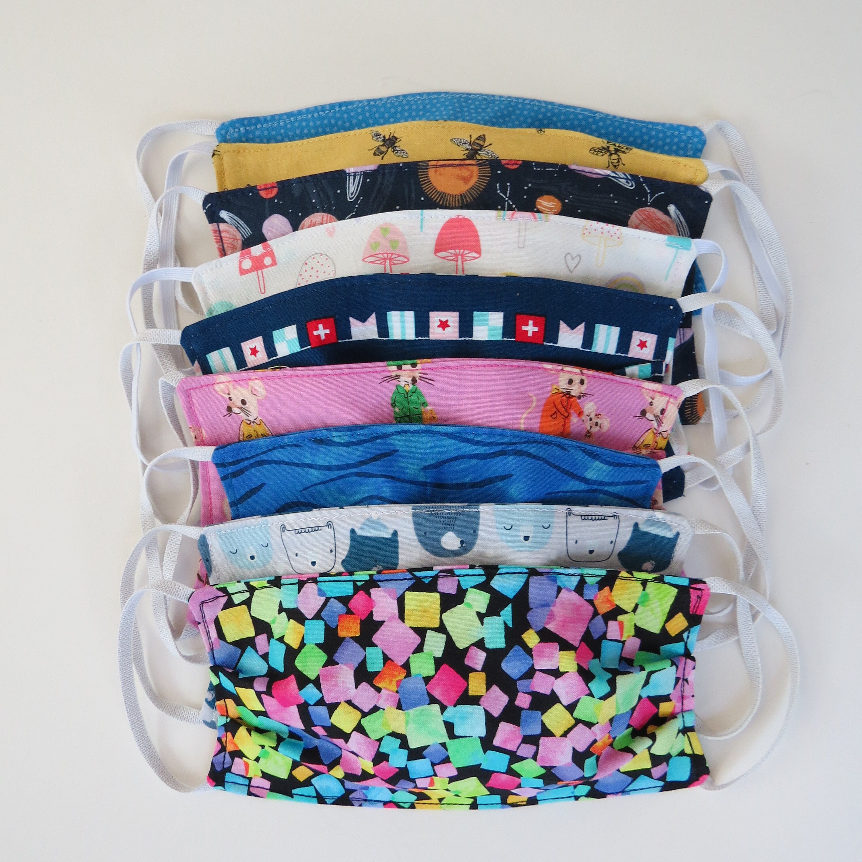SALE CHILD Face Mask: Face Mask; 100% Cotton Face Mask; Double Layer …