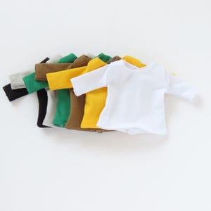 Made to Fit Like 14.5&quot; Wellie Wishers Doll Clothes: 14.5-inch Doll Shirt; Doll Cotton Knit Shirt