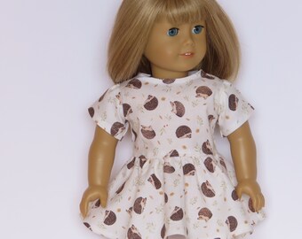 Cotton Hedgehog Dress 18 Inch Doll Clothes