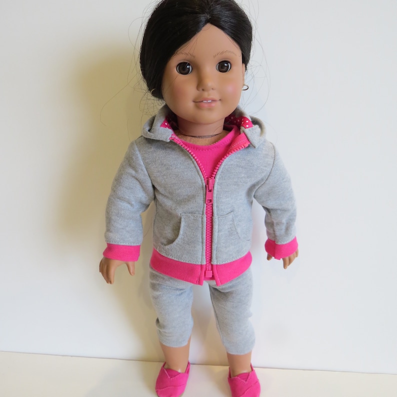 Love Hoodie Fits 18 inch American Girl Dolls