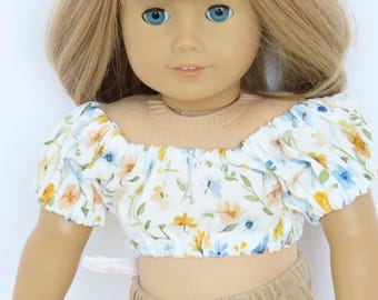 Peasant Top 18 Inch Doll Clothes