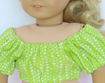 Peasant Top 18 Inch Doll Clothes