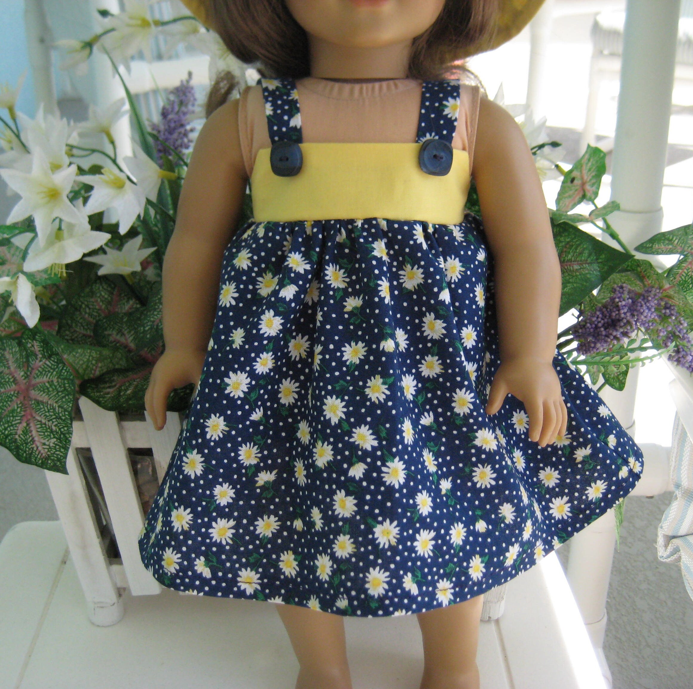 Sundress And Hat For Your American Girl And Similar 18 Inch Dolls Etsy sundress-and-hat-for-your-american-girl-and-similar-18-inch-dolls-etsy