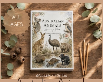 Australian Animals Learning Pack | All Ages Learning Activities | Australian Animals Unit Study (Digital Download)