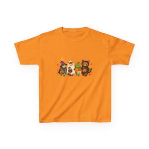 Kids Halloween Shirt with Turtle Bear Otter and Frog Trick or Treat Animal Design image 6