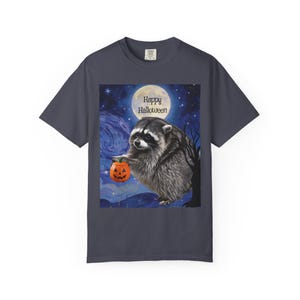 Jimothy Wasbeer met Jack-O'-Lantern T-shirt Fijne Halloween Maannacht comfortabele kleuren afbeelding 10
