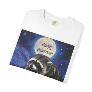 Jimothy Wasbeer met Jack-O'-Lantern T-shirt Fijne Halloween Maannacht comfortabele kleuren afbeelding 11
