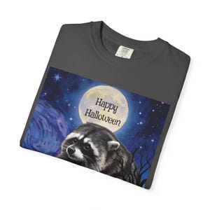 Jimothy Wasbeer met Jack-O'-Lantern T-shirt Fijne Halloween Maannacht comfortabele kleuren afbeelding 12