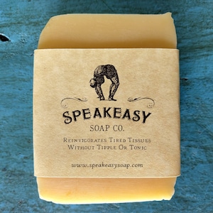 Lemon Verbena Olive Oil Soap: Handmade Vegan Speakeasy Soap