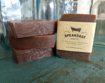 Whiskey & Vanilla Soap, Speakeasy Soap, vegan, handmade, bourbon, scotch