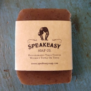 Vanilla & Clove Coffee Soap, Speakeasy Soap, vegan, handmade, coffee soap