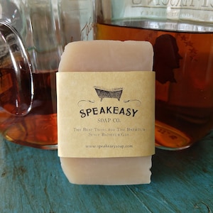 Bourbon Soap, Speakeasy Soap, vegan, handmade, Kentucky Bourbon, bourbon gift