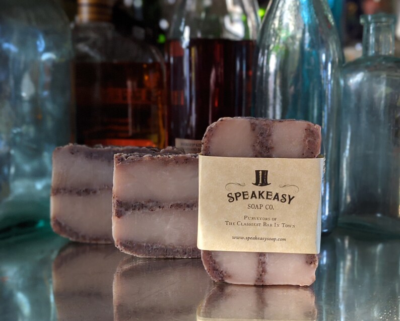 Whiskey & Vanilla Soap, Speakeasy Soap, Vegan, Handmade, Bourbon