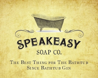 Speakeasy Party Favors & Gift Soap, Gatsby party favors, 1920s party favors, soap wedding favors, shower favors
