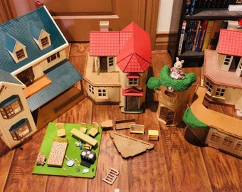vintage calico critters house