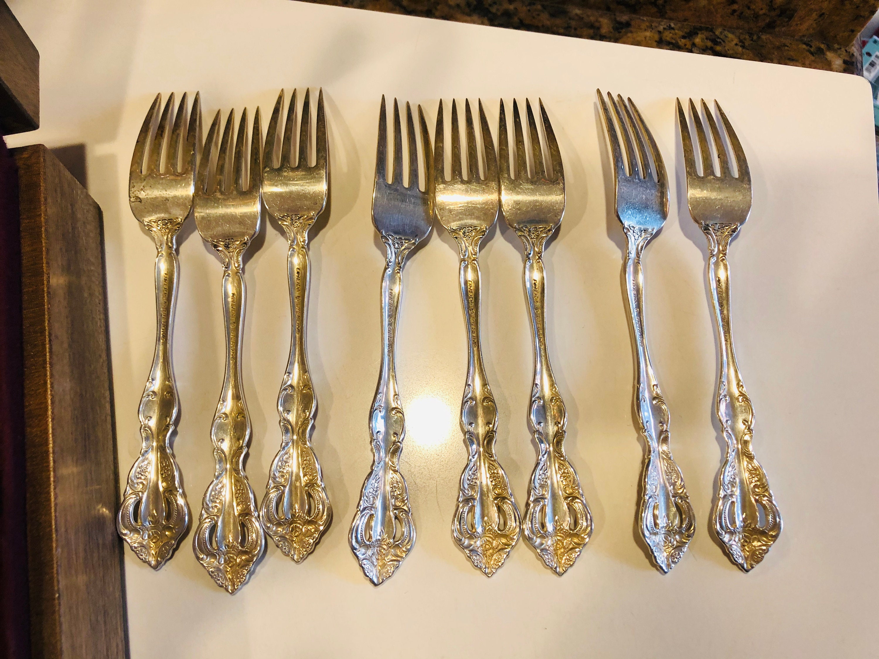 Oneida Michelangelo Tradition Sterling Silver Flatware Set Etsy