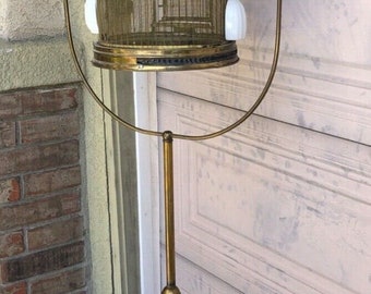 1920's Hendryx Birdcage w Stand Original Vintage Antique Local Pick up Only