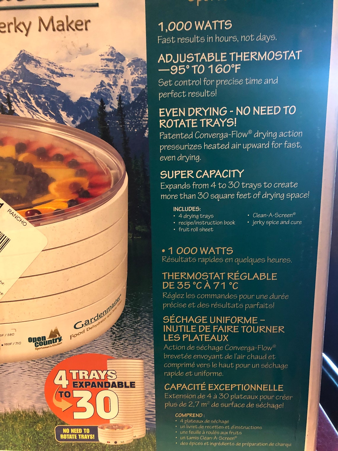 Brand New in Open Box Nesco Open Country Gardenmaster Food | Etsy